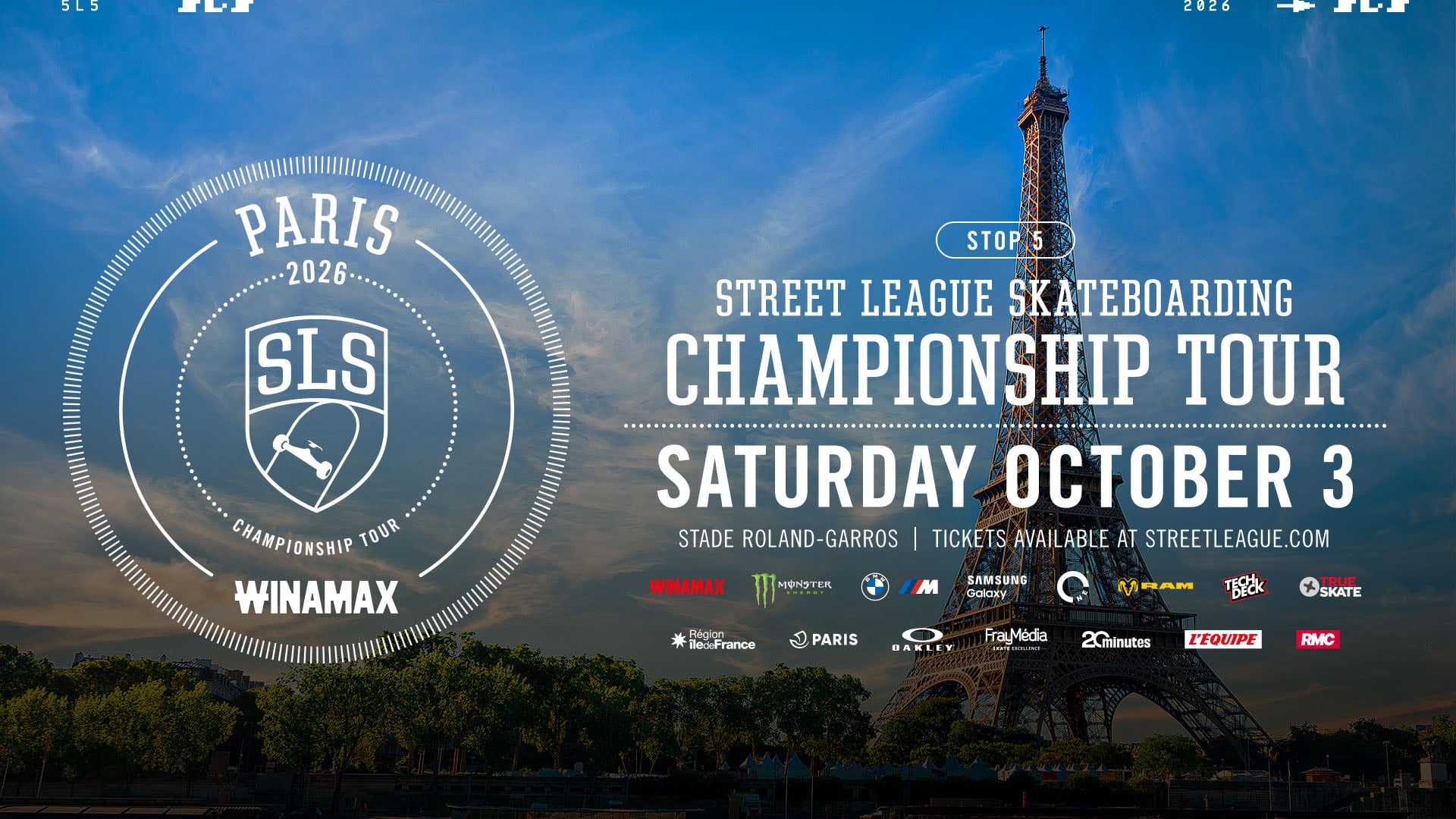 SLS Paris 2026 Presented by Winamax poster or cover